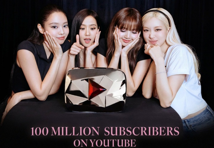 BlackPink chạm mốc 100 triệu người đăng ký trên YouTube.