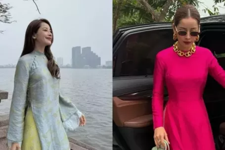 Chi Pu giữ đúng lời hứa “mỗi mùng một bộ”, xứng danh "nữ thần áo dài" mùa Tết