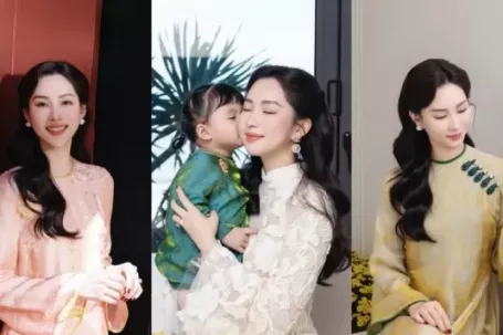 Hoa hậu Đặng Thu Thảo khoe nhan sắc "thần tiên tỷ tỷ" trong loạt áo dài ngày Tết