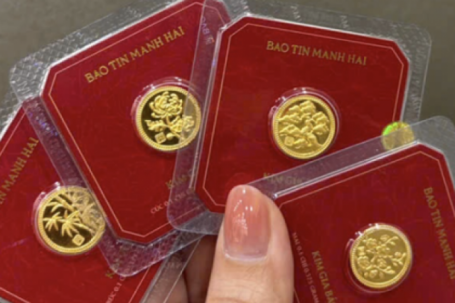 Rộ trào lưu mua vàng mini 0,1 chỉ dịp Thần Tài