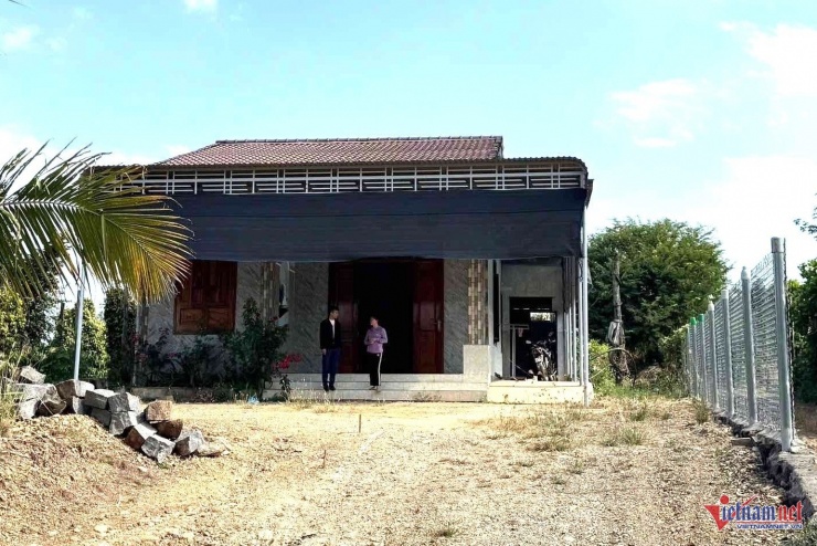 Gia đình chị Dung đã xây dựng được ngôi nhà khang trang, trị giá gần 1 tỷ đồng vào năm 2022. Ảnh: Hải Dương