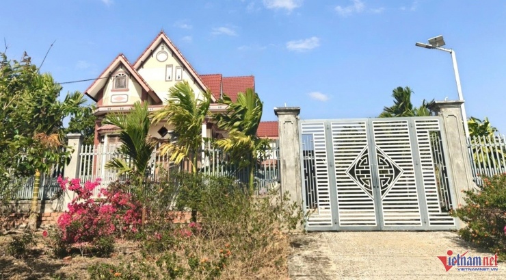 Một ngôi nhà có giá trị lớn tại thôn Đồi Mây, xã Đắk Wil. Ảnh: Hải Dương