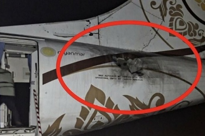 Drone tự sát tấn công máy bay chở khách Myanmar