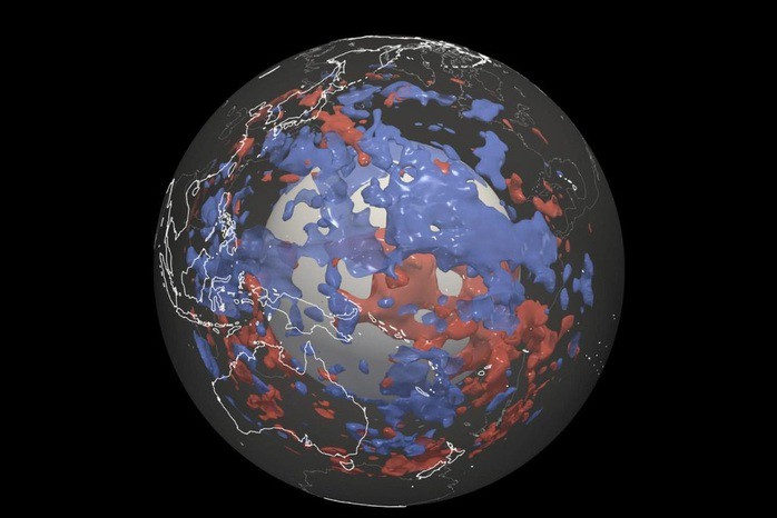 Ở đáy lớp phủ sâu của Trái Đất tồn tại vô số cấu trúc dị thường - Ảnh: ETH ZURICH