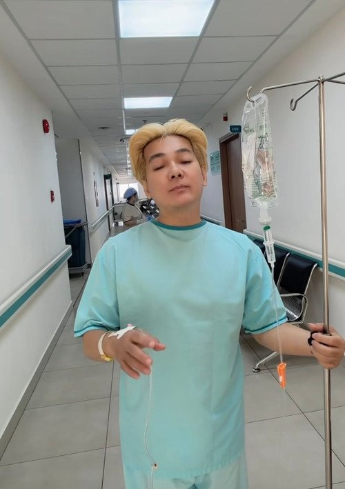 Vũ Hà nhập viện cấp cứu vào Mùng 5 Tết Bính Ngọ.