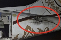 Drone tự sát tấn công máy bay chở khách Myanmar