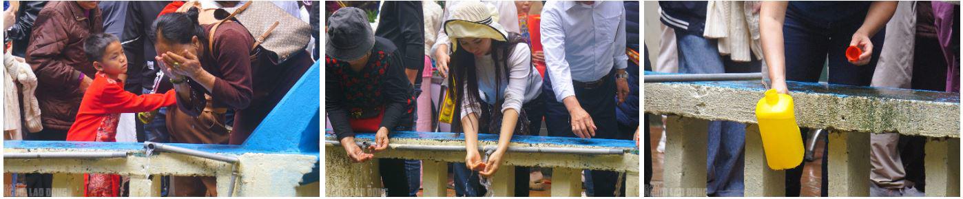 Hàng vạn du khách đổ về ngôi đền thiêng dưới chân núi Nưa xin "nước thánh" - 12