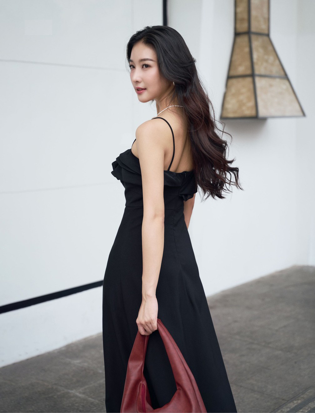 Váy dài dáng suông rộng thoải mái trong dịp Tết.&nbsp;