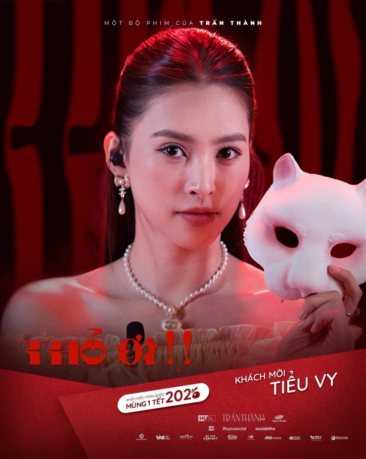 Tiểu Vy tham gia 3/5 phim của Trấn Thành