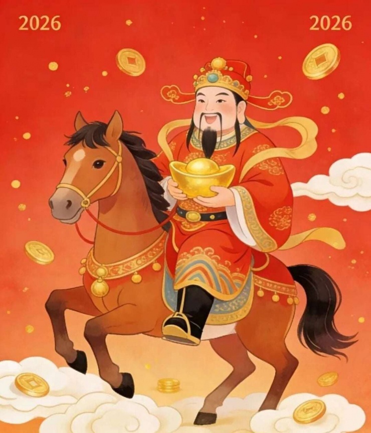 Theo phong tục, ngày vía Thần Tài 2026 vào ngày 10 tháng Giêng Âm lịch, tức là thứ 5 ngày 26/2 Dương lịch.