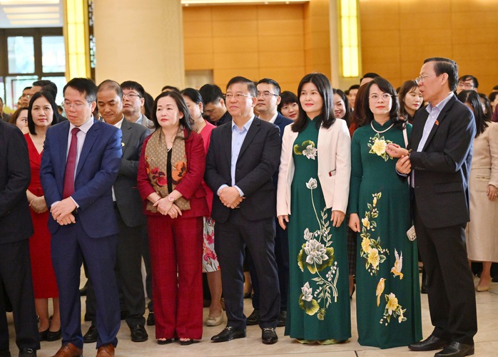 Các đại biểu tham dự cuộc gặp mặt. Ảnh: Quang Khánh