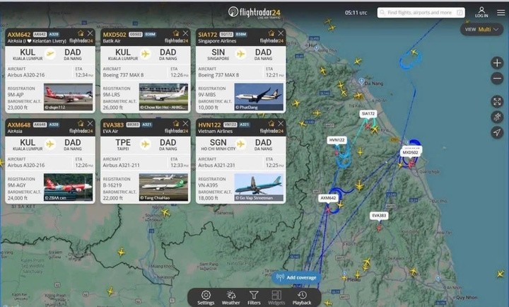 Nhiều chuyến bay bị ảnh hưởng do flycam xâm nhập sân bay trái phép.