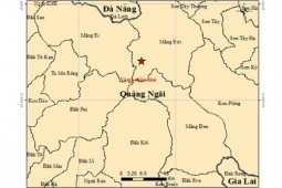 Quảng Ngãi xảy ra động đất dồn dập
