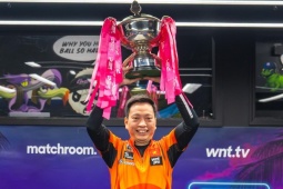 Đẳng cấp Hoàng "Sao" chạm đỉnh cao thế giới, vô địch giải bi-a 2,5 tỷ đồng ở Mỹ