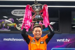 Đẳng cấp Hoàng "Sao" chạm đỉnh cao thế giới, vô địch giải bi-a 2,5 tỷ đồng ở Mỹ