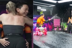 Hoàng "Sao" nói 4 chữ khi vô địch giải thế giới, ôm "vòng 3" mỹ nhân gây tò mò