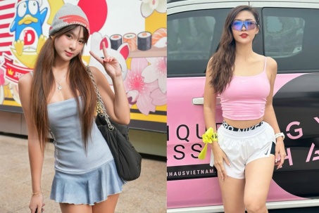 Nàng Kim "vén váy" mặc áo bà ba chơi pickleball, người đẹp Linh Huệ vai trần chạy bộ