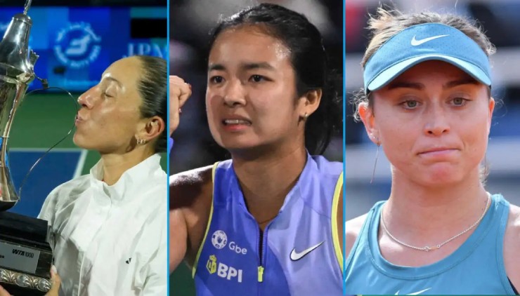 Alexandra Eala (giữa) chạm tới cột mốc thứ hạng mới tại WTA