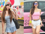 Nàng Kim "vén váy" mặc áo bà ba chơi pickleball, người đẹp Linh Huệ vai trần chạy bộ