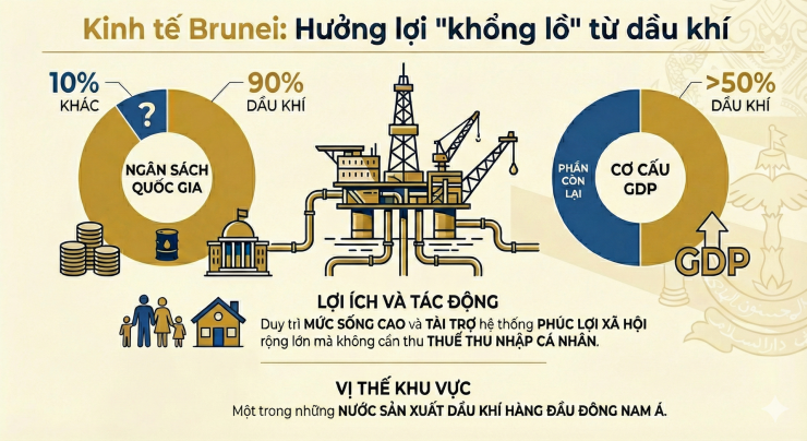 Quốc gia duy nhất trong nhóm GDP bình quân đầu người cao nhất Đông Nam Á nhưng không thu thuế thu nhập cá nhân - 1