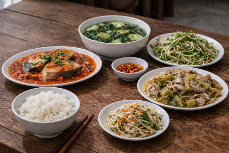 Bữa ăn gia đình ấm cúng – lựa chọn món ngon mỗi ngày đơn giản