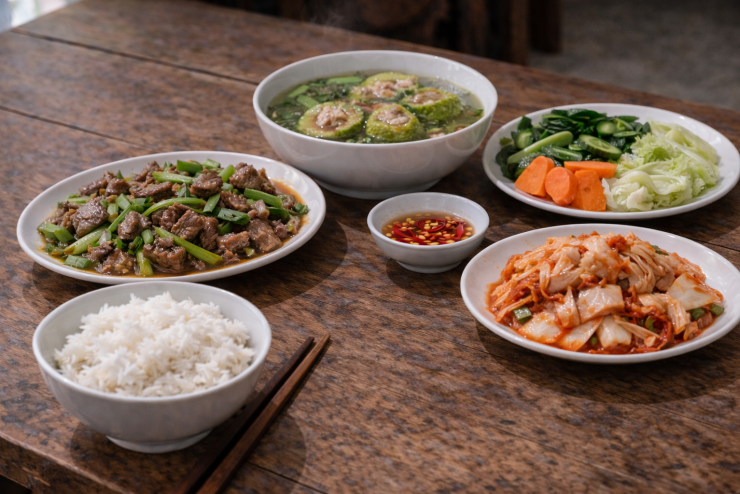 Thực đơn gia đình cân bằng dinh dưỡng – món ngon mỗi ngày không ngán