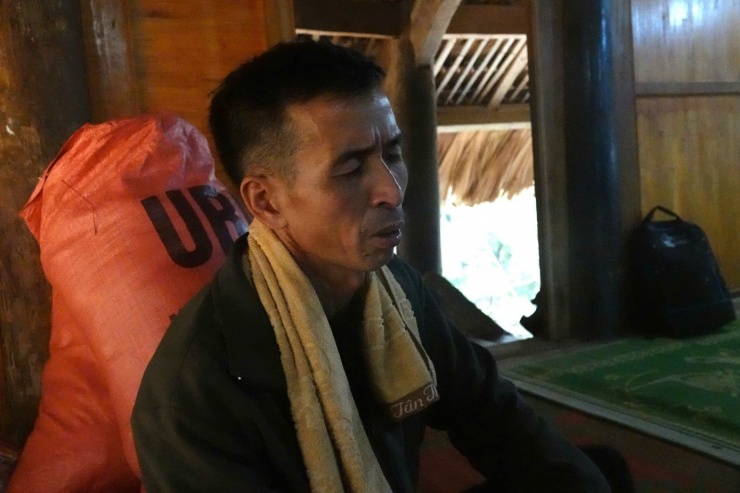 Anh Hoàng Văn Hùng mất đi con trai và em trai ở cùng nhà