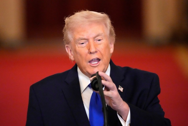 Tổng thống Mỹ Donald Trump. (Ảnh: AP)