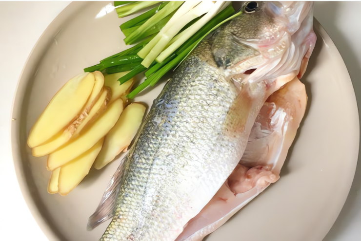 Nguyên liệu làm cá vược hấp xì dầu