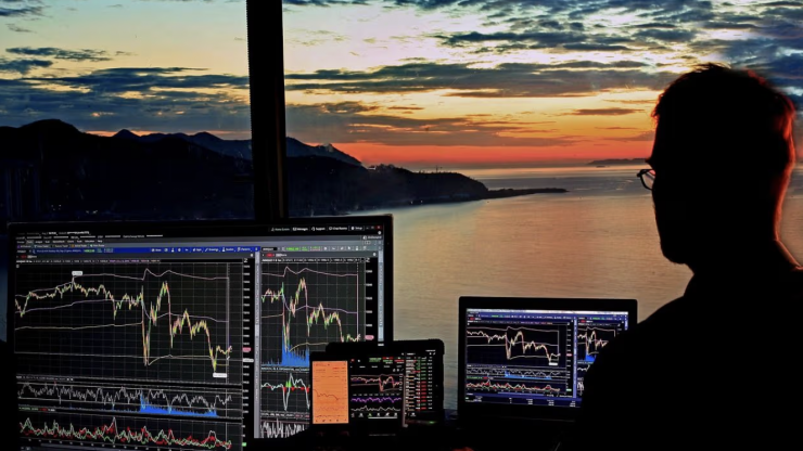 Đợt rung lắc gần đây của Bitcoin khiến giới giao dịch đứng ngồi không yên khi thị trường biến động cực nhanh. Ảnh Coindesk