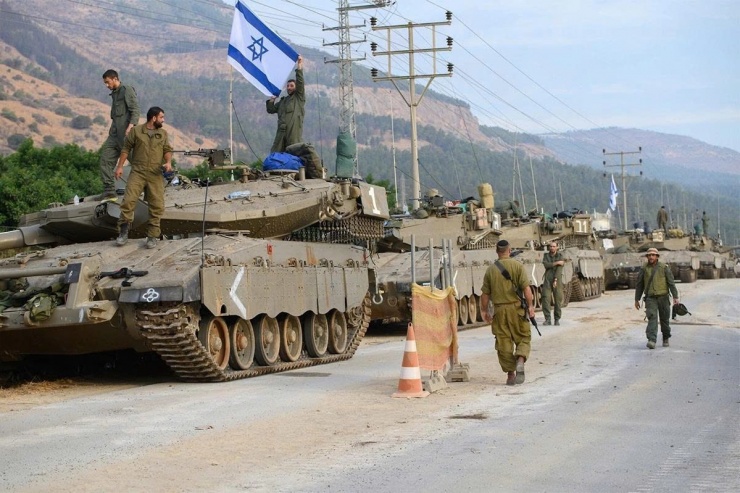 Binh lính IDF ở khu vực biên giới miền Bắc Israel, giáp Lebanon (Ảnh: Times of Israel)