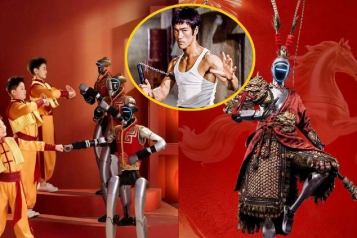 Bí mật sau màn trình diễn robot Trung Quốc múa võ tôn vinh Lý Tiểu Long