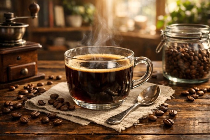 Từ tuần thứ 2, có thể uống một tách cà phê đen pha loãng giúp hỗ trợ trao đổi chất, thúc đẩy đốt mỡ hiệu quả hơn.