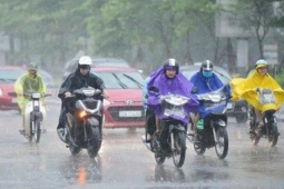 Từ đêm nay, miền Bắc đón mưa to