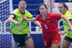 Video bóng đá ĐT Việt Nam - Australia: Đương kim vô địch sảy chân chấn động (Futsal nữ Đông Nam Á)