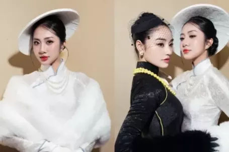 Hoa hậu Hà Trúc Linh lần đầu chung khung hình với Hoa hậu Yến Nhi