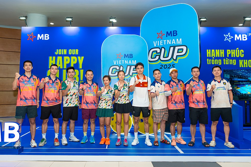 CLB Pickleball CAND tham gia và gặt hái thành tích tại nhiều giải đấu lớn trong năm 2025