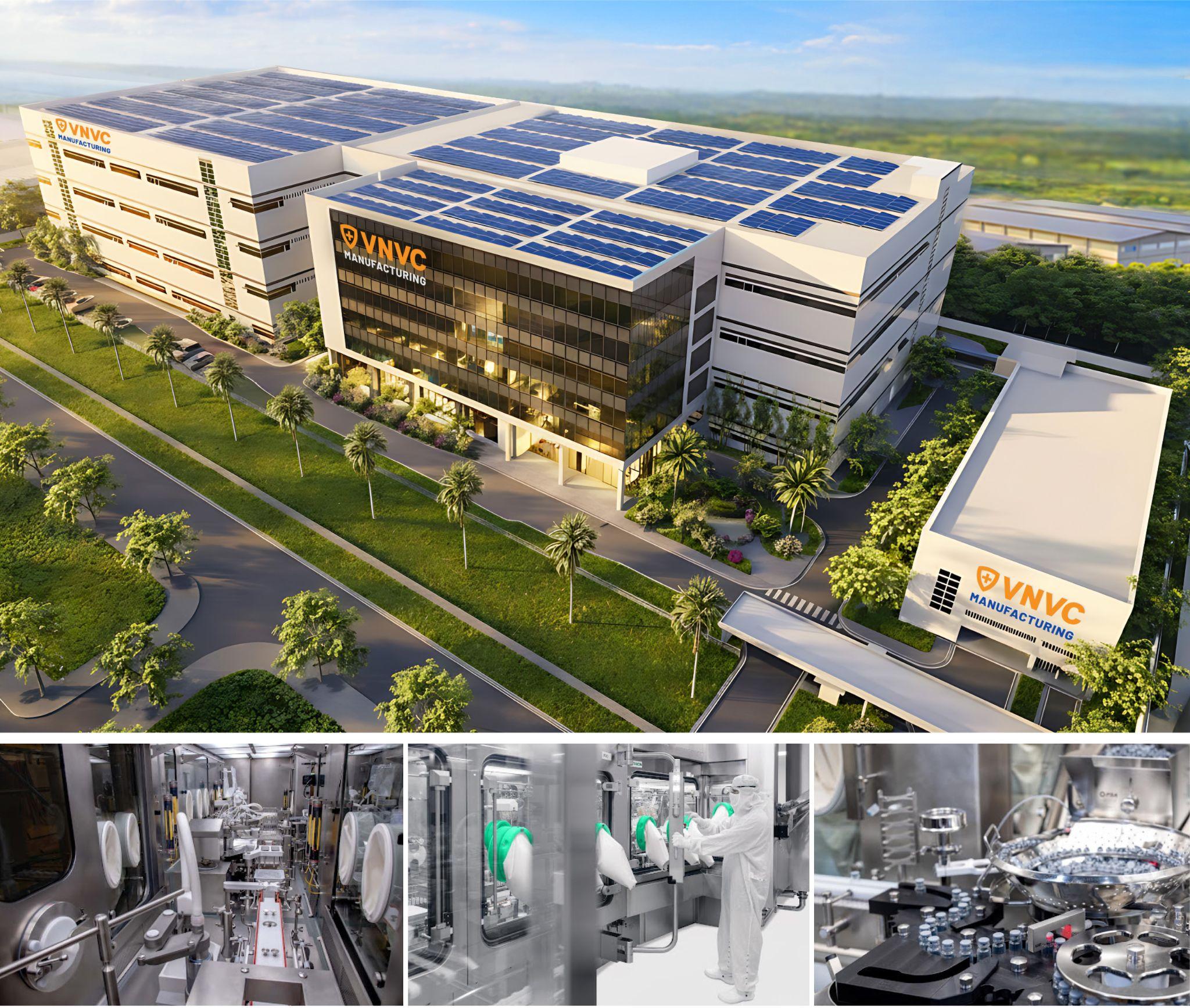 Việc đầu tư dây chuyền công nghệ cao cấp từ Syntegon (Đức) chính thức đưa Nhà máy Vắc xin và Sinh phẩm VNVC vào top 20 nhà máy hiện đại nhất thế giới sở hữu công nghệ sản xuất vắc xin tương đương các trung tâm hàng đầu toàn cầu. Ảnh: VNVC và Syntegon