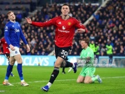 MU vất vả thắng Everton: Sesko sắm vai người hùng, Fernandes bất ngờ tệ nhất