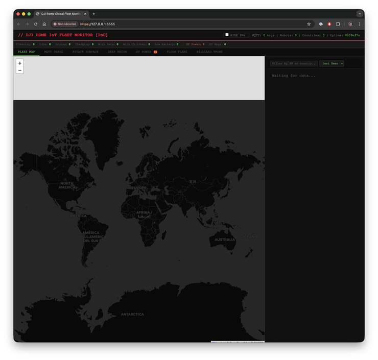 Giao diện hệ thống của DJI vô tình rơi vào tầm kiểm soát của hacker "bất đắc dĩ".