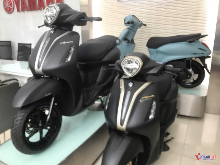  Yamaha Grande hiện được chào bán khoảng 49,8 triệu đồng, giảm trực tiếp từ 2,2-2,5 triệu đồng so với trước Tết. Ảnh: Y Nhụy.