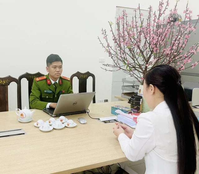 Cơ quan công an cũng đã mời Vợ chồng anh N.V.L. lên làm việc. Ảnh: CTV