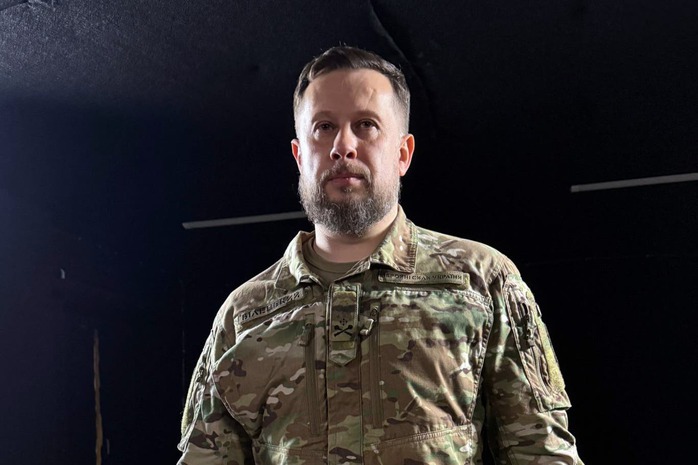 Tướng Andrii Biletski, chỉ huy Quân đoàn 3 Ukraine, cho biết việc SpaceX ngắt hệ thống Starlink tại các khu vực do lực lượng Nga kiểm soát đã tạo ra tác động lớn trên chiến trường. Ảnh: Independent