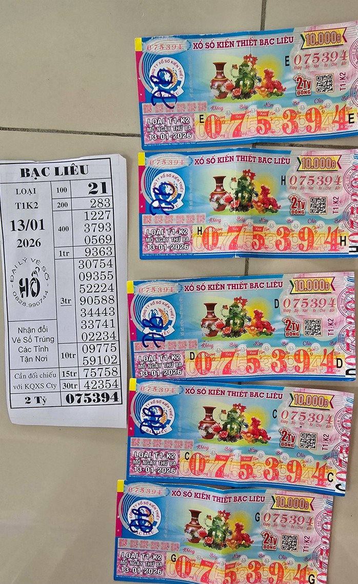 Xổ số miền Nam: Một đại lý liên tục bán trúng độc đắc đài Bạc Liêu - 3