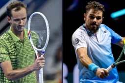Tennis đỉnh cao thế giới: Medvedev chạm trán Wawrinka, Draper gặp thử thách nặng ký