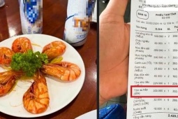 Đĩa tôm sú Phú Quốc 6 con giá 300.000 đồng đắt hay rẻ?