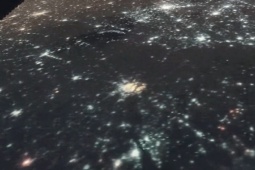 Hình ảnh hiếm ghi lại quỹ đạo bay của hàng chục tên lửa Nga từ không gian