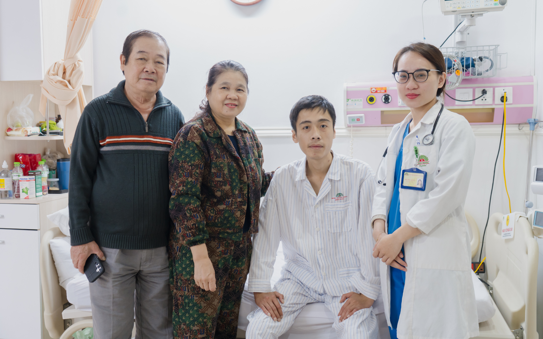 Anh L đã ổn định và bình phục sau 12 ngày điều trị