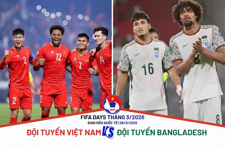 ĐT Việt Nam sẽ thi đấu giao hữu với Bangladesh trước khi đấu Malaysia ở vòng loại Asian Cup 2027.