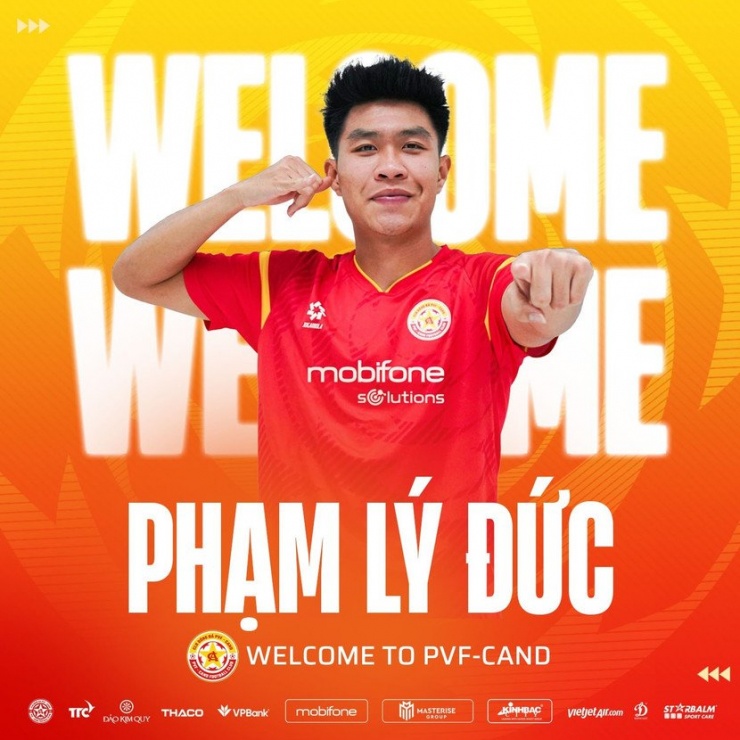 Lý Đức gia nhập PVF-CAND theo dạng cho mượn